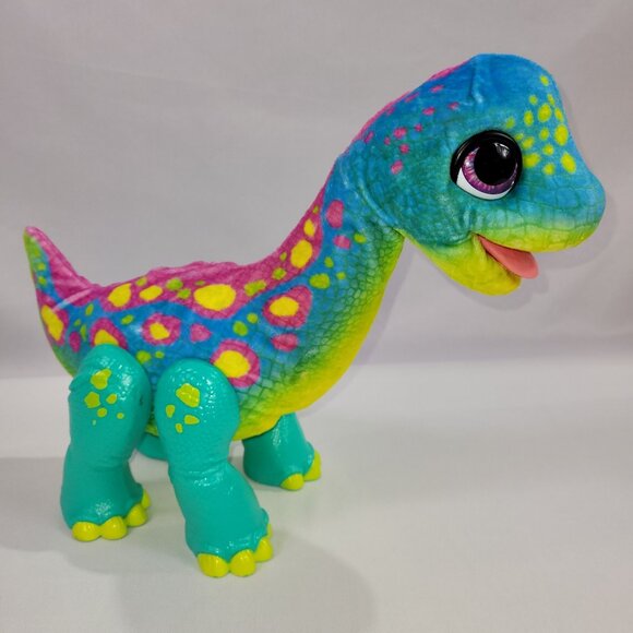 FurReal Friends Snakin' Sam Brontosaurus Dinosaur Toy by Hasbro - Picture 1 of 1